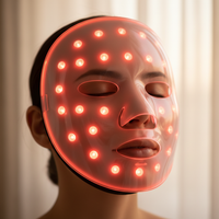 beauty brand selling red light therapy mask for anti aging and glowing skin